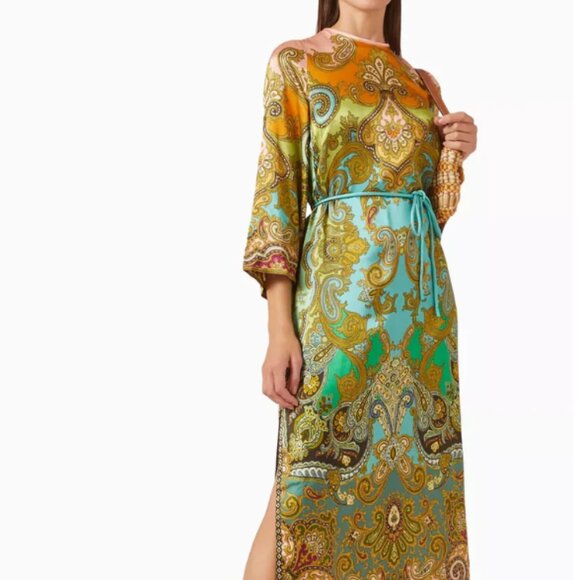 ALEMAISNEW SEASON  Follow Clemenza Midi Dress in Silk - Picture 1 of 8